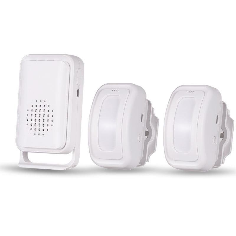 Wireless Welcome Doorbell Home Shop Store Hotel PIR Motion Sensor Infrared Detector Induction Alarm Door Bell Entry Alert System