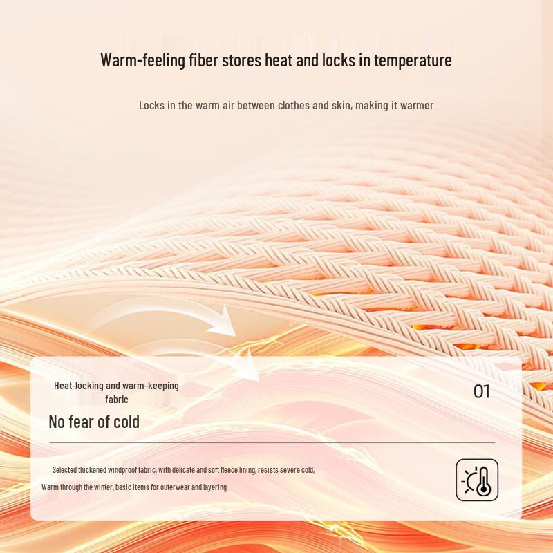 JEANSWEST LIFE Men's Plush-Lined Crew Neck Sweatshirt