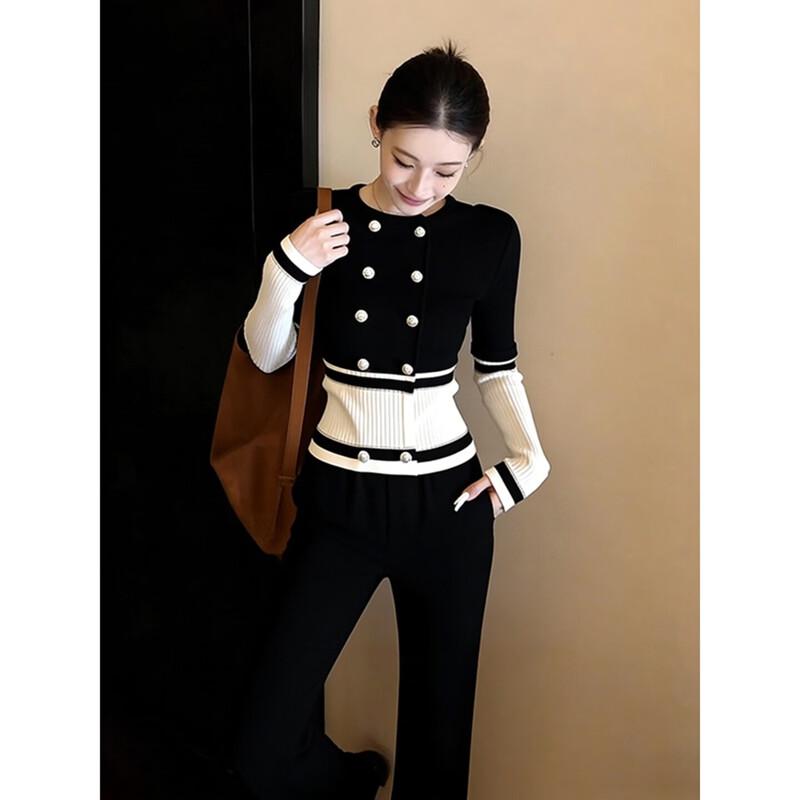 Cárdigan de Punto de Lujo Estilo Vintage para Mujer ZOSOUL