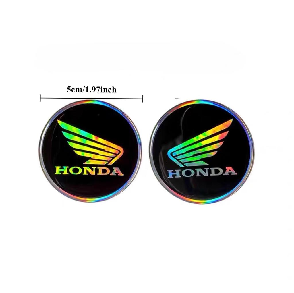 AZD1 Honda Motorcycle Circular Label Sticker, Fuel Tank Sticker, Suitable for Cb400f 650 CB190SS Cbr1000rr Honda Emblem