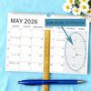 Jan. 2026 - Jun. 2027 Wall Calendar Thick Paper English Calendary New 2026 Calendar  Home