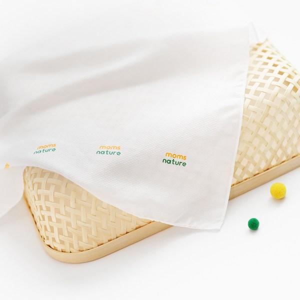 Lenço em relevo de bambu para bebê Mom's Nature 5p, produtos coreanos para bebês