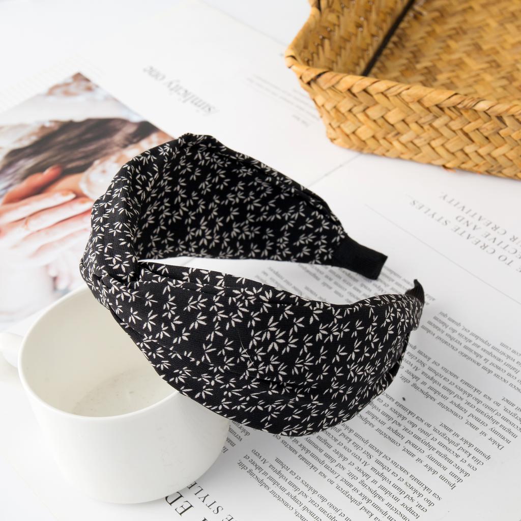 Fashion Printing Leopard Headband Wide Cross Women Hairband Flower Elastic Bow Hair Hoop Bands Bezel Knot Girls Hair Accessories