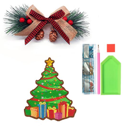 1 Set DIY Diamantmalerei Weihnachtsanhänger steigern die Kreativität und reduzieren Stress