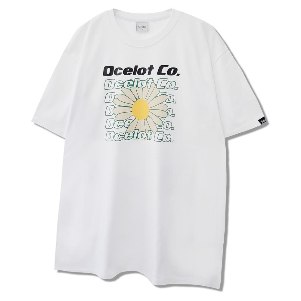 Osillos C55 Oko Daisy Short Sleeve T-Shirt_White