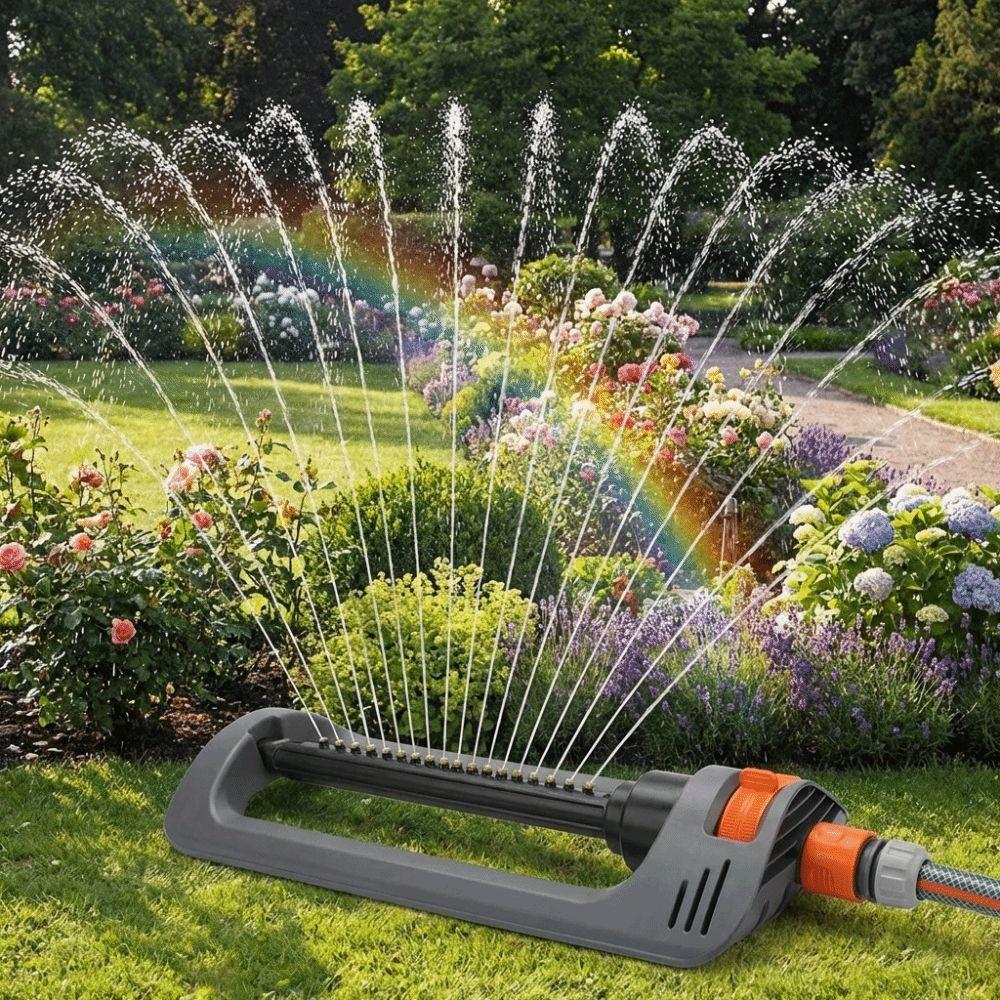 Automatic Oscillating Sprinkler 4 Modes Water Sprayer Garden Sprinkler Heads  Patio Watering
