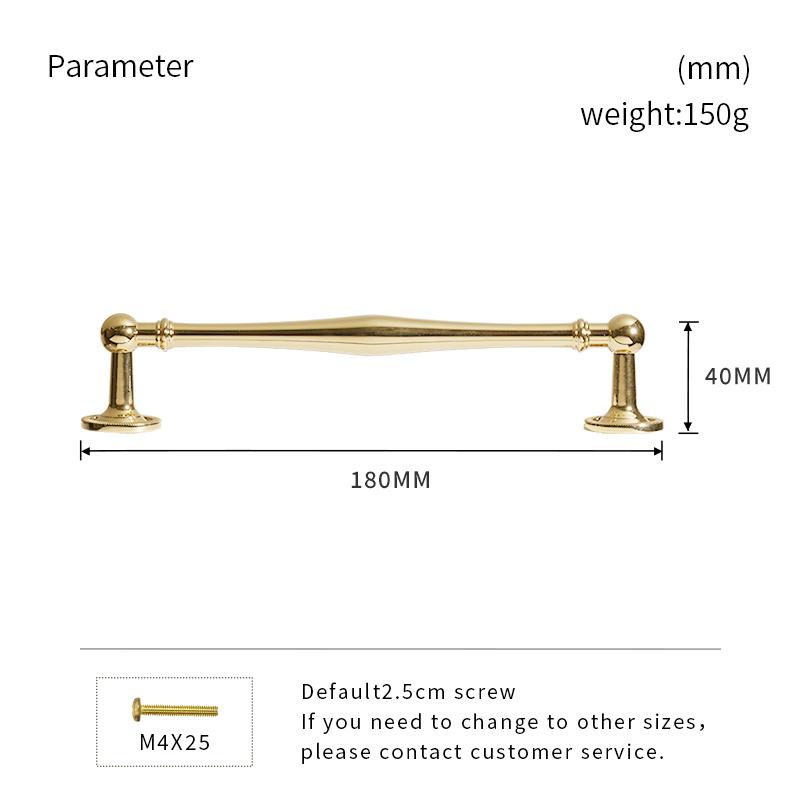 Dooroom Brass Furniture Handles Antique Brass Retro Style Cupboard Wardrobe Dresser Shoe Box Drawer Cabinet Pulls