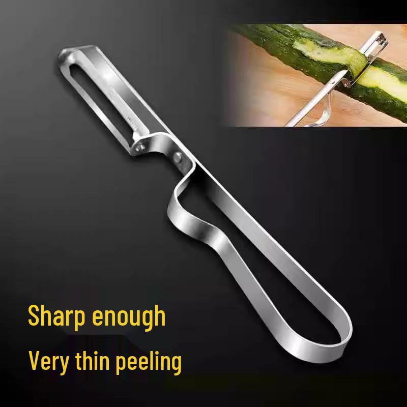 Stainless Steel Kitchen Peeler: Ideal for Fruits & Carrots
