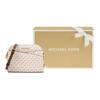 Michael Kors Mk Jet Set Travel Simple French Chain Logo Print Shell Bag Women Shoulder Bag Vanilla-White 35F1GTVC6B-VANILLA