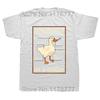 Mess With The Honk You Get The Bonk Funny Goose Print T Shirts Cartoon Unisex Clothing Short Sleeve Anime Unisex Tee Shirts