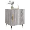 Maison Exclusive - Tables de chevet 2 pcs sonoma gris 40x40x50cm bois d'ingénierie