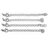 10pcs Stainless Steel Extension Extended Tail Chains Lobster Clasps Connectors DIY Jewelry Making Findings Bracelet Necklaces