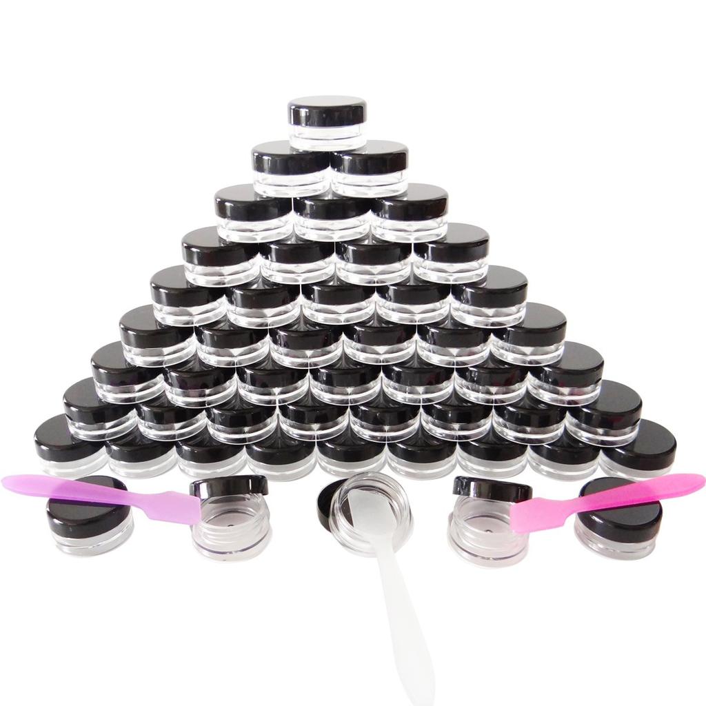 Wopanxye 50pcs 5ml Small Round Case Cream Case Accessory Case Lotion Cosmetic Container Refillable Container Face Cream Cosmetics Cream Container