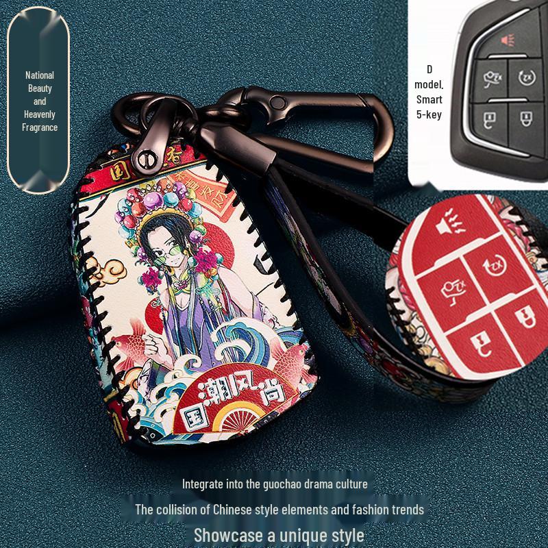 Cadillac Key Case for CT6, XT4, XT5, XT6, XTS, CT4, CT5, ATS-L - Snap-On Shell