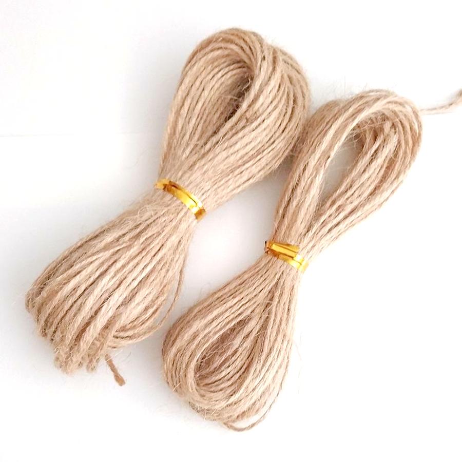 1/3/5pcs Handmade Weaving Hemp Rope 10m Pendant Hang Tag DIY Photo Wall Textile Accessories Creative Curtain Tying Rope XJM