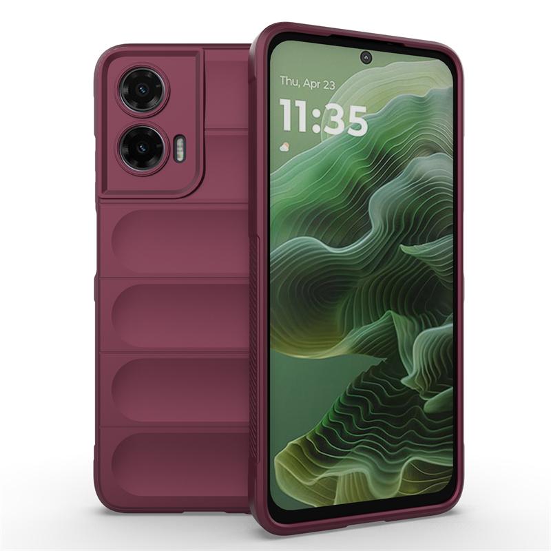 Shockproof Phone Case For Motorola Moto G35 Case Anti-Slip Silicone Full Back Cover For Moto G35 Case For Moto G35 5G 6.72 Inch