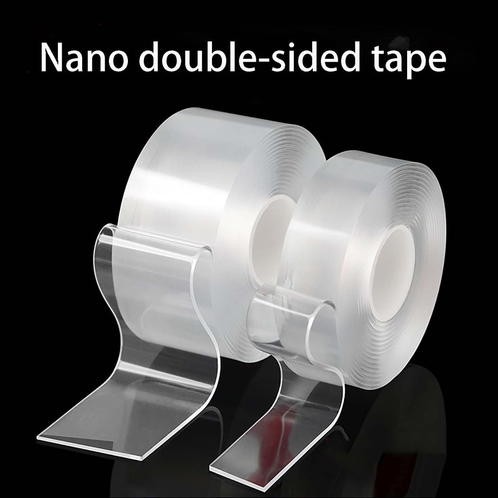 Nano Double-sided Tape With No , High Viscosity Hook Adhesive, No Punching, Acrylic Transparent Tape, Waterproof Adhesive