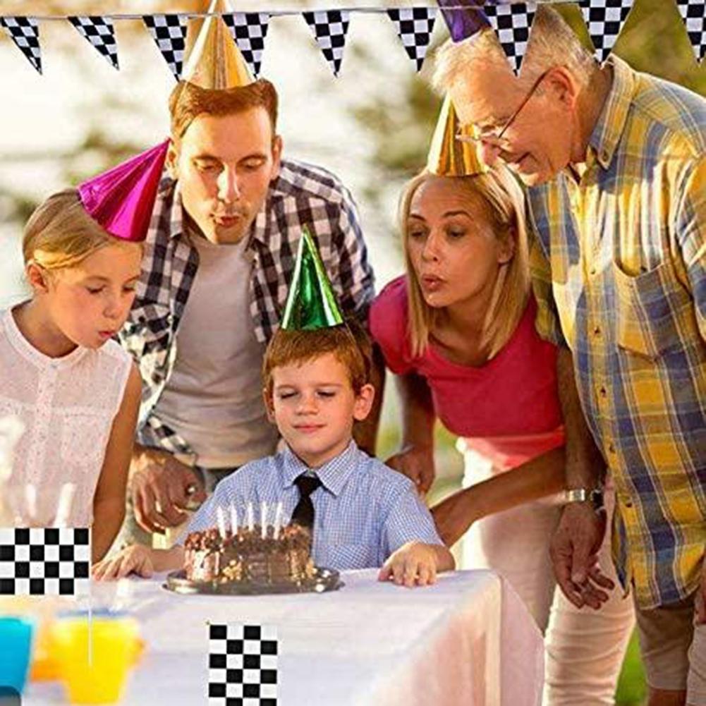 Bunting Flags Pennant Flag 30cm X 40cm Black White