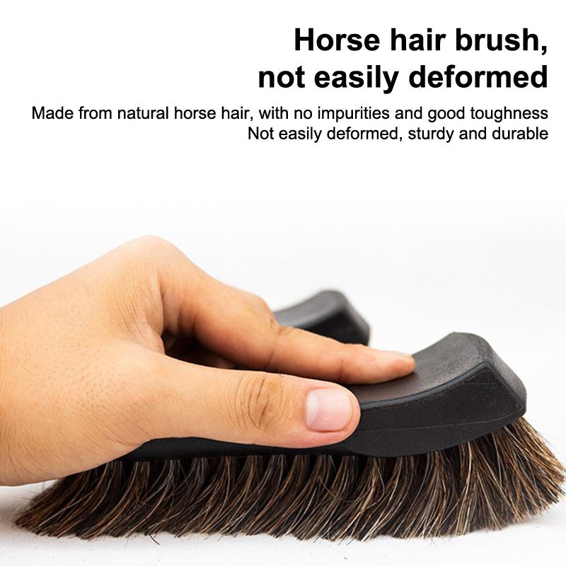 Weiche Rosshaar-Reinigungsbürste Rosshaar-Detailbürste Auto-Innenraum-Detailbürste Auto-Reinigungsbürste Griff-Detailbürste