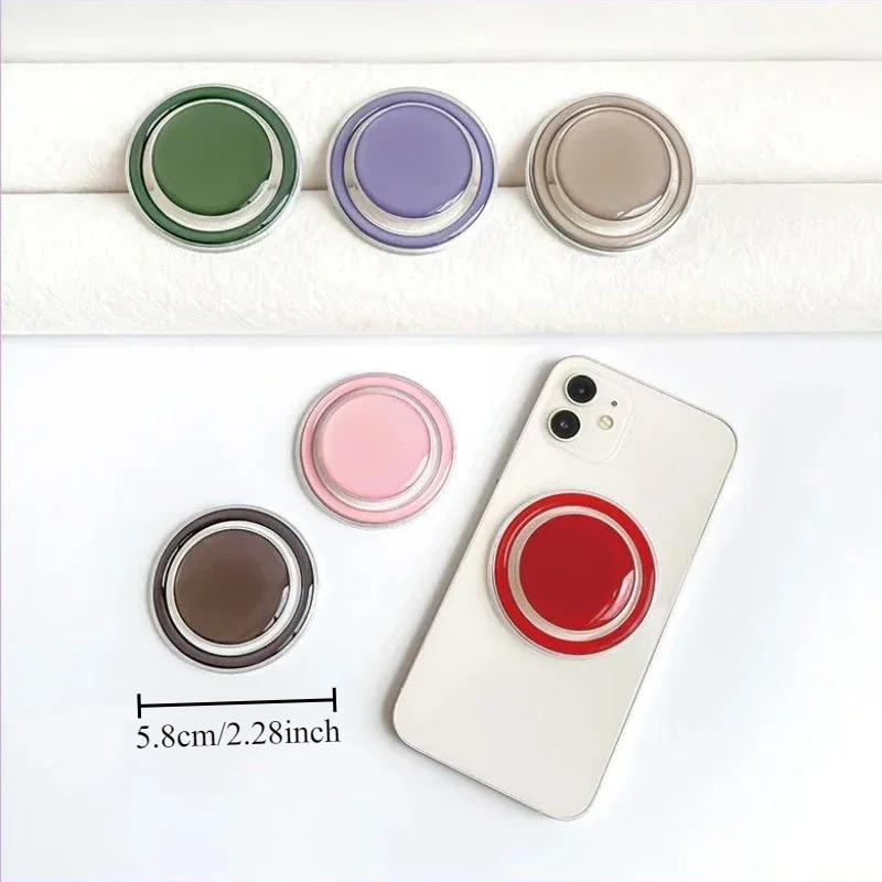 Safety Ring Finger Telescopic Bracket Magnetic Folding Airbag Lazy Bracket Wireless Chargers Phone Grip Phone Stand