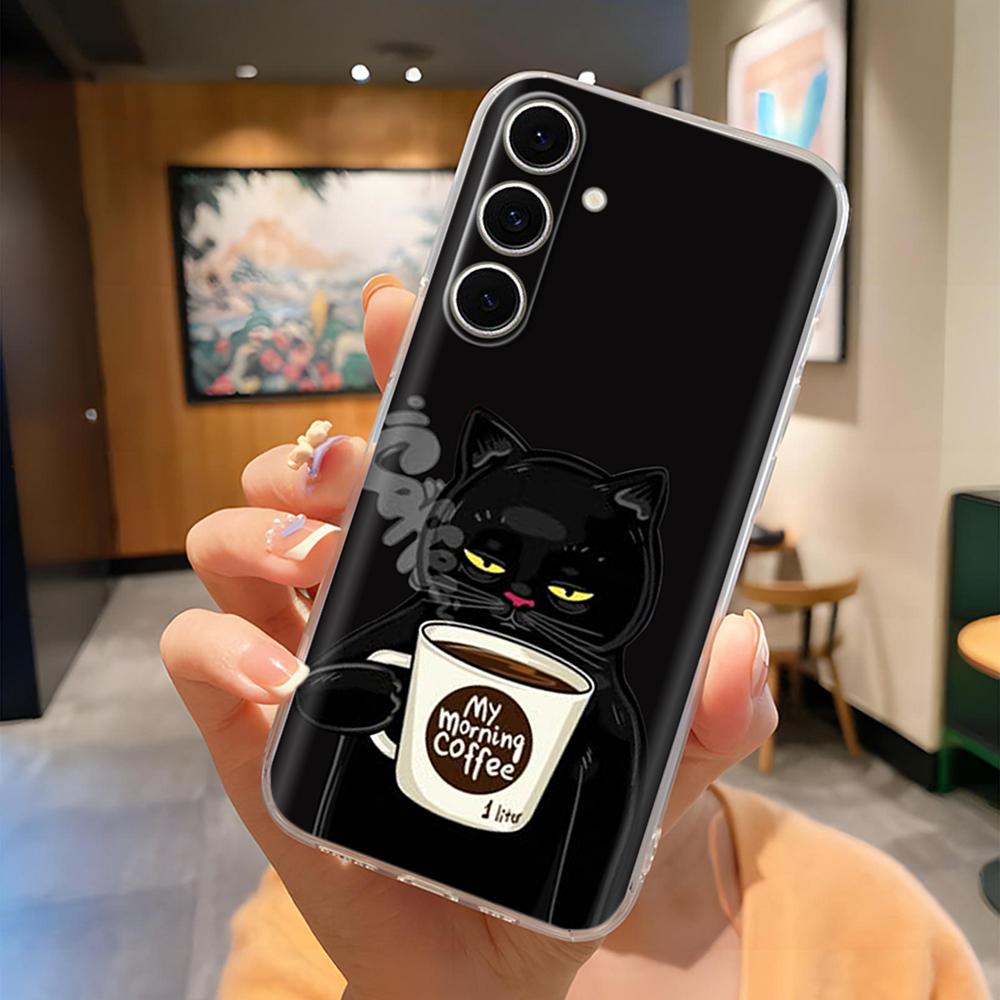 Für Samsung Galaxy M55 Hülle Klar Funda Flüssigsilikon Kameraschutz Handy-Rückseite Für Samsung M55 M156B Coque Bumper