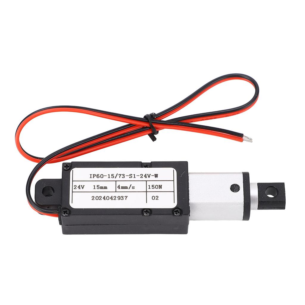 Elektrický Mini Lineární Pohon Teleskopický Malý Pohybový Pohon 150N 15mm Zdvih DC24V 4mm/s pro Robo