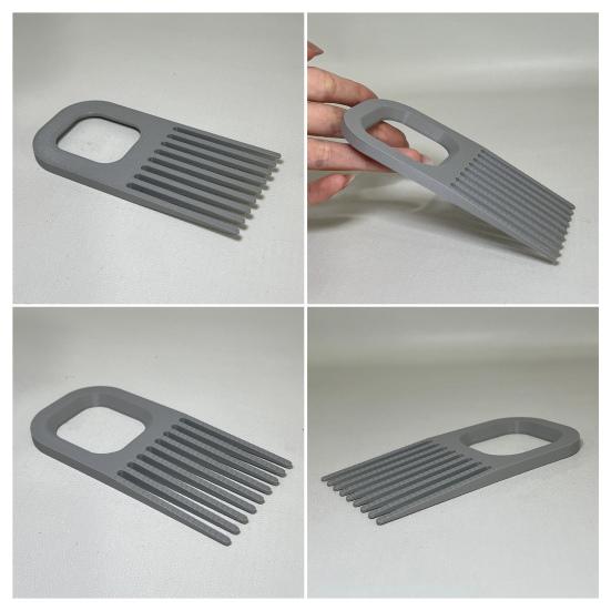 Kammreiniger mit breitem Zahndesign Haarkamm Entwirrer Reiniger Luftkissen Kammreiniger mit Aufhängeloch
