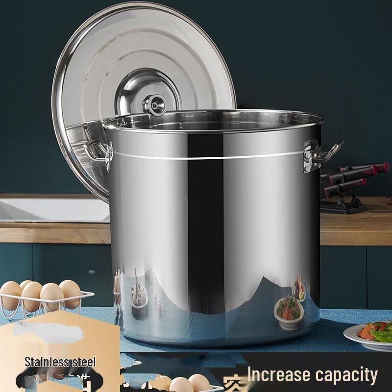 ZISIZ Extra Thick 201 Stainless Steel Stockpot