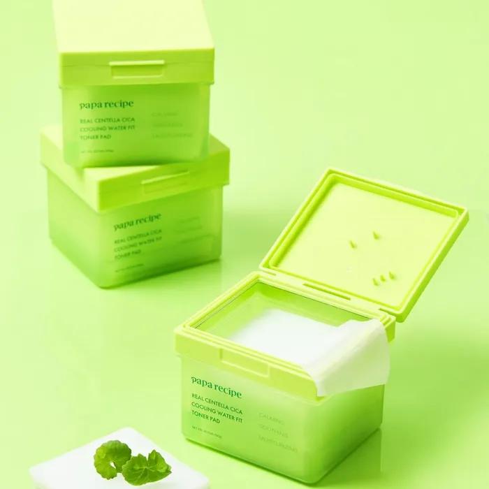 Real Centella Cica Cooling Water Fit Toner Pads (80 Sheets)