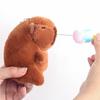 Women‘s Mini Backpack Cute Plush Lamb Fur Korean Fashion Small Bag for Fall Winter Shopping Campus Daily Use Student Rucksack