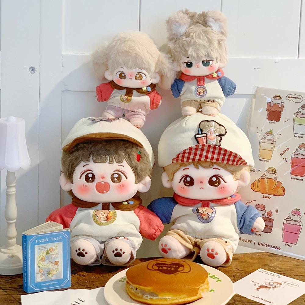 Multicolor Dolls Clothing Set Miniature Dress Suit  20cm Cotton Doll/EXO Idol Dolls