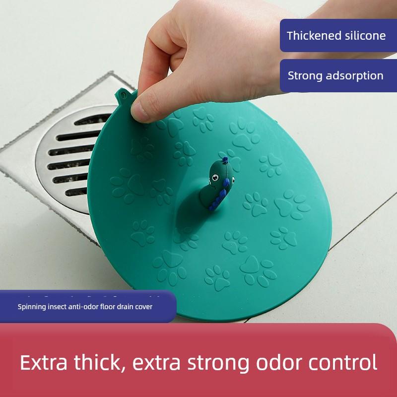 Bathroom Floor Drain Anti-Odor Device, Anti-Backflow Odor Prevention Tool, Toilet Anti-Odor Silicone Seal, Anti-Insect Floor Drain Cover