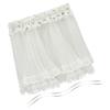 Delicate Lace Window Drapes For 1/12 Dollhouses Includes Two Removable Fabric Ties Perfect For Tiny Home Displays