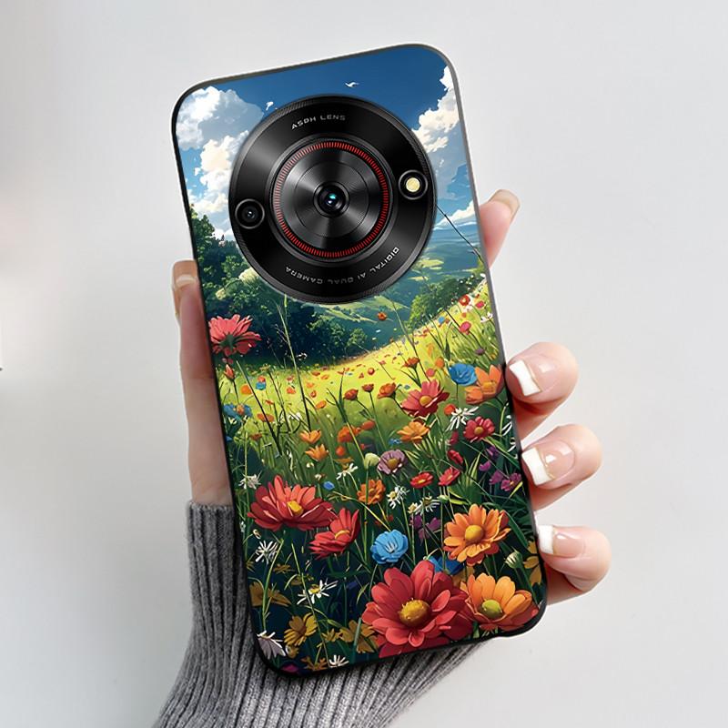 Phone Casing For ZTE Blade A75 5G Z2357N Nubia Focus 5G Case Luxury Dragon Cute Cool Boys Girls Black Soft TPU Back Shell Cover