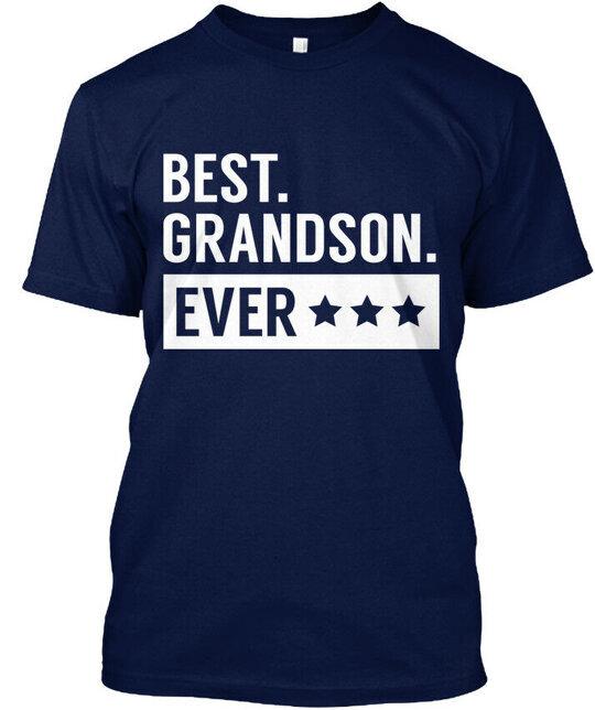 Лучший Внук На Свете И - Футболка Сделано в США Размер от S до 5XL Унисекс Футболка XXXXL