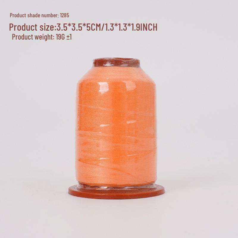 Polyester Sewing Thread: 100 Colors, 500 Yards, Fine Two-Strand, High-Speed, for Hand Sewing