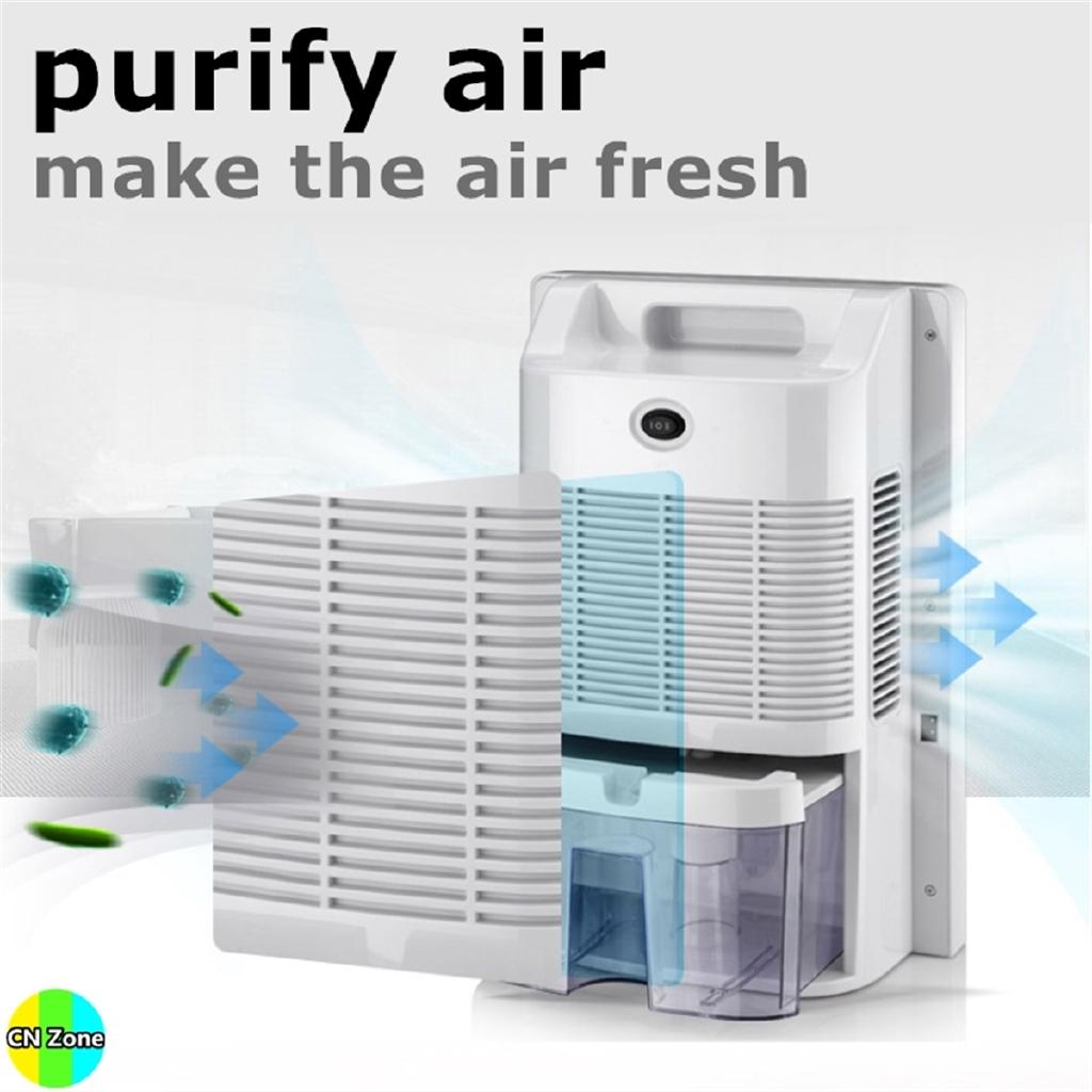 2200ml Dehumidifier Moisture Absorber Indoor Dehumidifier Basement Moisture Absorber Mute Timing External Water Pipe
