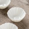 Suet-fat Jade White Porcelain Tea Cup Ceramic Kung Fu Set Host Single Art Supplies Wholesale Cups Teaware Kitchen Dining Bar
