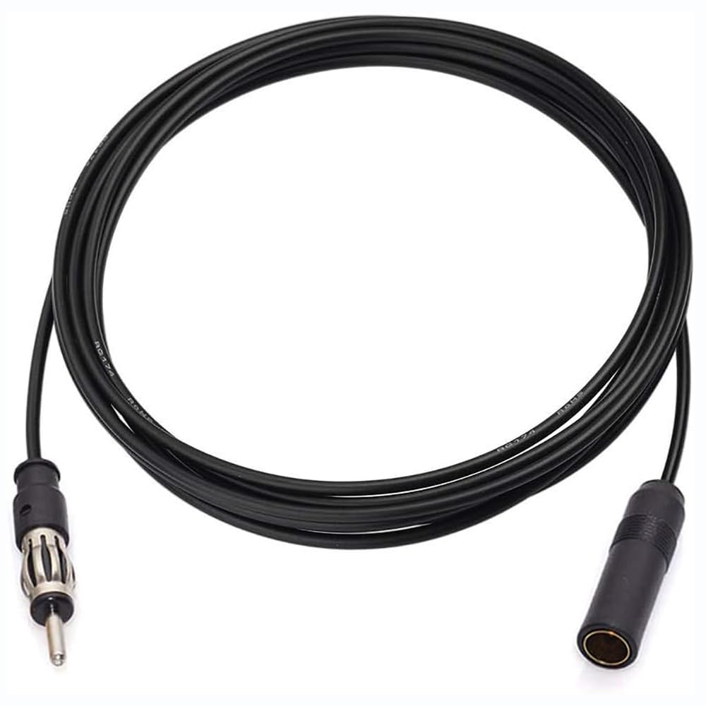 BINGFU Car Radio Antenna Extension Cable 2M Universal Car FM AM Radio Car Antenna