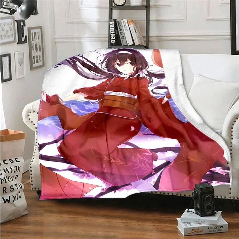 Manga Bungo Stray Dogs Dazai Osamu Throw Blanket Sheets On The Bed Blanket On The Sofa Decorative Lattice Bedspreads Sofa Covers