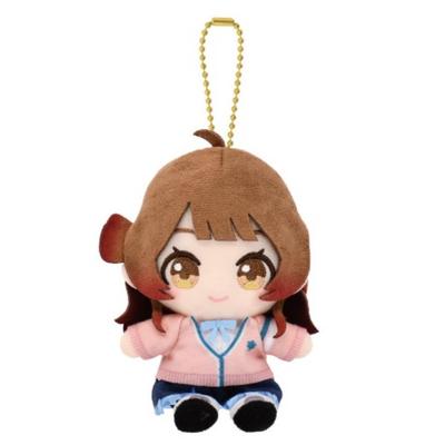 School Idolmaster Yume Hanami Chibi Plush Sitting Mascot