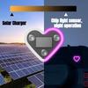 Automotive solar powered LED heart neon lights, car mounted wireless, interior triangular window atmosphere decorative lights