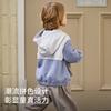 David Bella children's coat spring outfit new boys' outdoor workwear contrasting color hooded baby hoodie cardigan