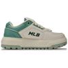 New MLB Los Angeles Dodgers Anti Slip Wear Resistant Low Top Skateboard Shoes Unisex Beige Green 3ASXCWN4N-07MTM