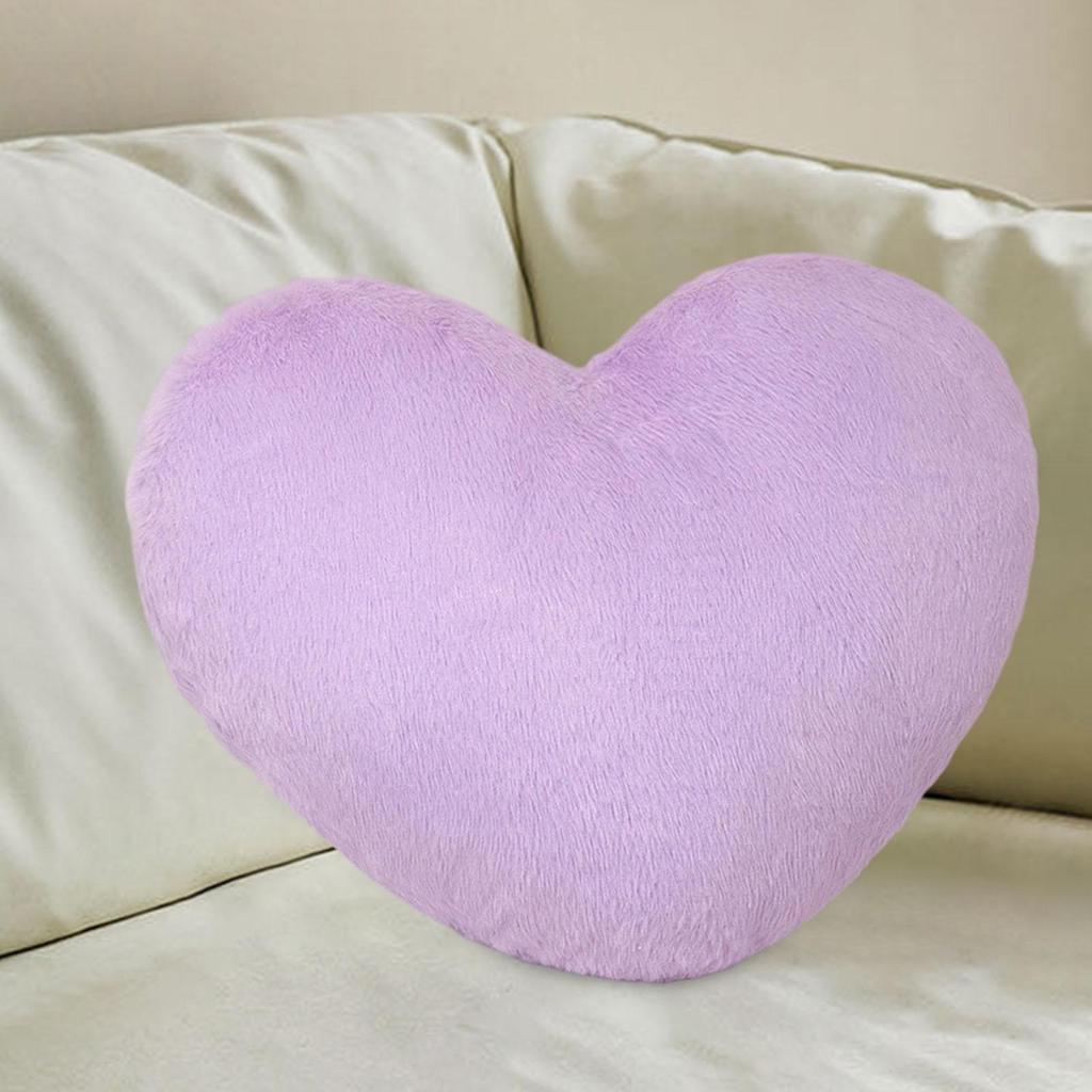 Heart-shaped Decorative Pillow, Breathable Bedside Cushion, Ornament for Sofa,
