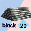 20-Pack Mixed Quick-Dry Gel Pens, Medium Tip for Smooth Writing and Office Use, Work Accessories, Writing Essentials , Artists