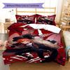 Samu Dazai Chuuya Nakahara Pattern Bedding,Quilt Set Quilt Cover Pillowcase Home Birthday Gift (1 * Duvet Cover + 2 * Pillowcase, Without Core)