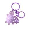 Plastic 3D Turtles Charm Keychain Accessory Fashionable Animal Shape Key Rings Tortoise Bag Decoration for Women