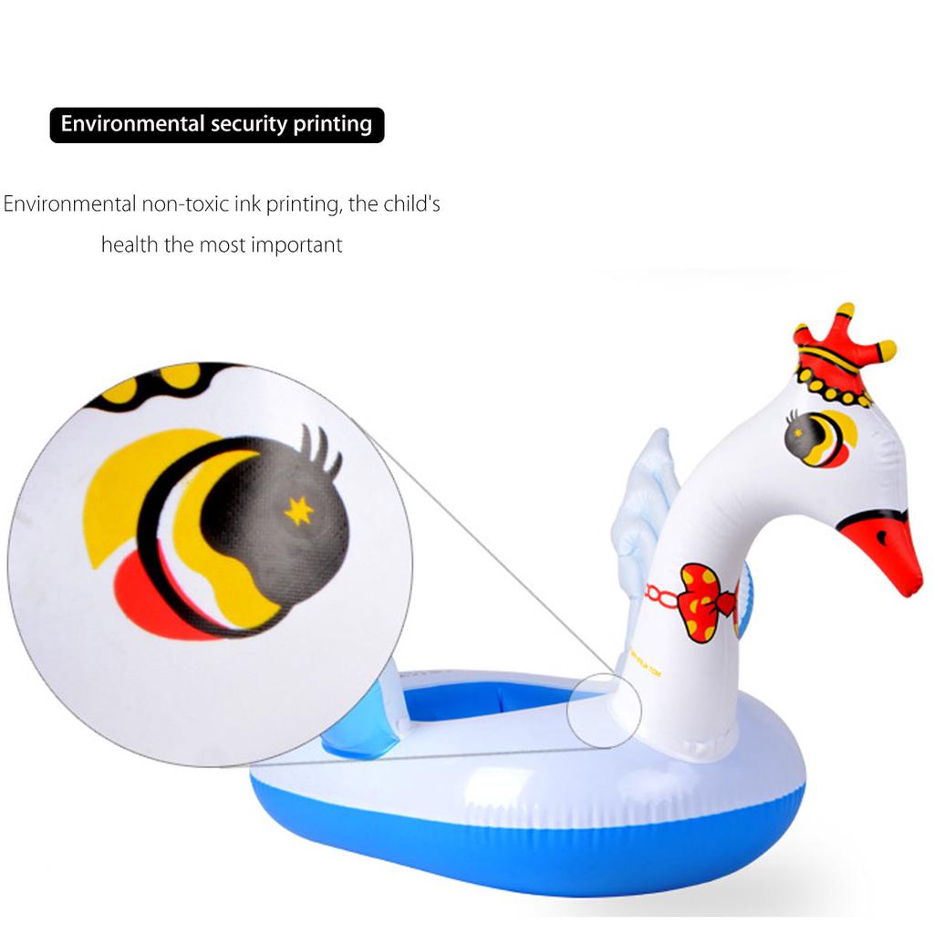 Buy Child Kid Baby Swan Infant Inflatable Swimming Float Seat Boat ...