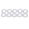 Soda Stream 10 Pcs O-Ring Washer for Carbonated Cylinder Connection Adapter Silicone Gasket for Soda Maker CO2 Quick Adapter
